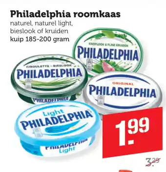 Coop Philadelphia roomkaas aanbieding