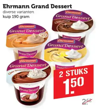 Coop Ehrmann Grand Dessert aanbieding
