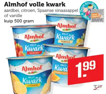 Coop Almhof volle kwark aanbieding