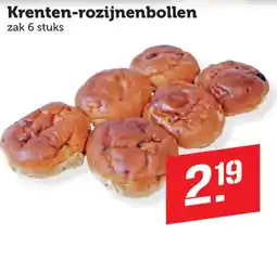 Coop Krenten-rozijnenbollen aanbieding