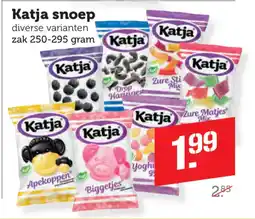 Coop Katja snoep aanbieding
