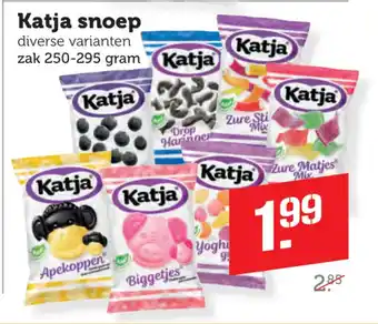 Coop Katja snoep aanbieding