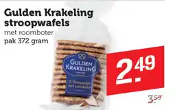 Coop Gulden Krakeling stroopwafels aanbieding