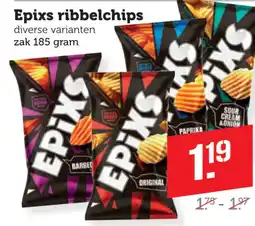 Coop Epixs ribbelchips aanbieding