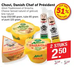 Coop Chovi, Danish Chef of Président aanbieding