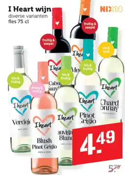 Coop I Heart wijn aanbieding