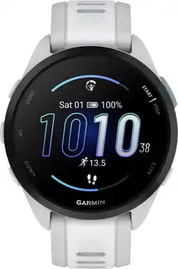 MediaMarkt GARMIN Forerunner 165 Smartwatch Wit aanbieding