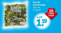 Hoogvliet Rucola slamelange aanbieding