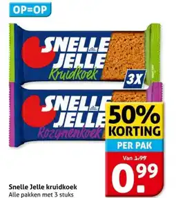 Hoogvliet Snell Jelle kruidkoek aanbieding