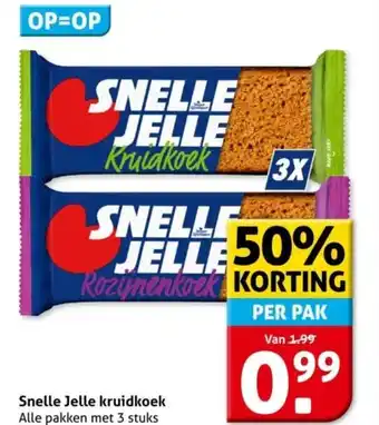 Hoogvliet Snell Jelle kruidkoek aanbieding