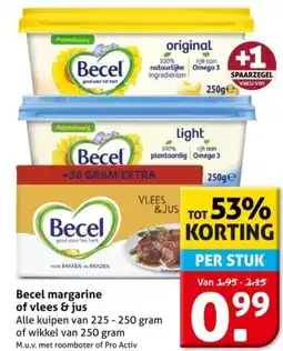 Hoogvliet Becel Becel margarine aanbieding