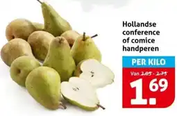 Hoogvliet Hollandse conference of comice handperen aanbieding