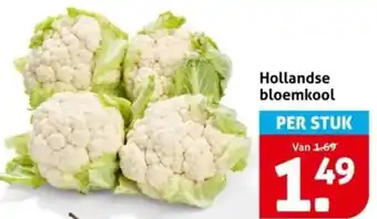 Hoogvliet Hollandse bloemkool aanbieding
