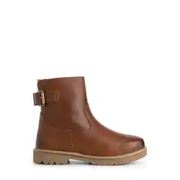 ANWB Travelin' Tingvoll Dames Enkellaarzen Wol Cognac aanbieding