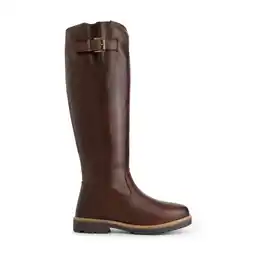 ANWB Travelin' Dannemare Dames Hoge laarzen Wol Donker Bruin aanbieding