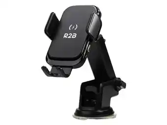 ANWB R2B Telefoonhouder Auto met Draadloze Oplader Zwart aanbieding