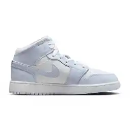 Foot Locker Jordan Aj1 Mid Kindersneakers - Blauw - Maat 38 - Leer aanbieding