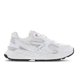 Foot Locker HUB Grid-m Sneakers Heren - Wit - Maat 43.5 - Leer aanbieding