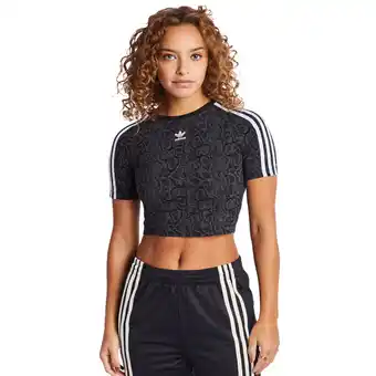 Foot Locker Adidas 3s Snake Baby T-shirts Dames - Zwart - Maat 36/S - Katoen Jersey aanbieding