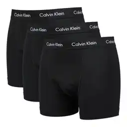 Foot Locker Calvin Klein Trunk 3 Pack Ondergoed Unisex - Zwart - Maat M aanbieding