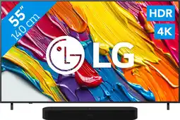 Coolblue LG 55 QNED82 4K (2025) + Sonos Beam Gen2 Zwart aanbieding