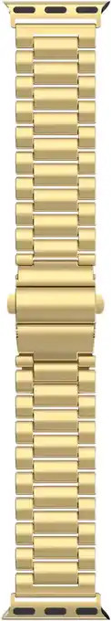 Coolblue Just in Case Rvs Bandje Goud voor Apple Watch 40/41/42 mm aanbieding