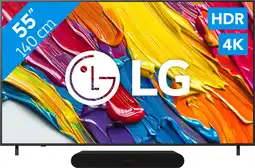 Coolblue LG 55 QNED82 4K (2025) + Sonos Ray Zwart aanbieding