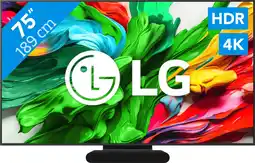 Coolblue LG 75 QNED86 EVO 4K (2025) + Sonos Ray Zwart aanbieding
