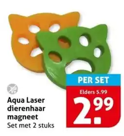Hoogvliet Aqua Laser dierenhaar magneet aanbieding