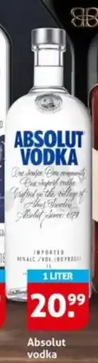 Hoogvliet Absolut vodka aanbieding