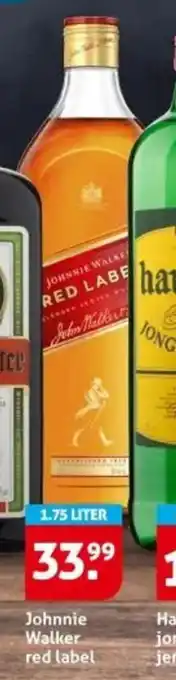 Hoogvliet Johnnie Walker red label aanbieding