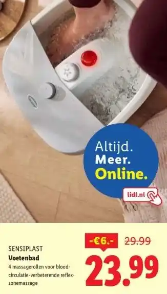 Lidl SENSIPLAST Voetenbad aanbieding