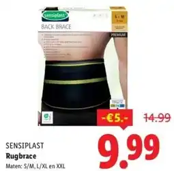 Lidl SENSIPLAST Rugbrace aanbieding