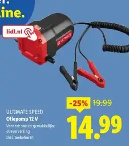 Lidl ULTIMATE SPEED Oliepomp 12 V aanbieding