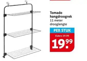 Hoogvliet Tomado hangdroogrek aanbieding