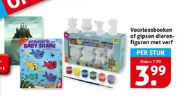 Hoogvliet Voorleesboeken of gipsen dieren figuren met verf aanbieding
