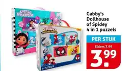 Hoogvliet Gabby's Dollhouse of Spidey aanbieding