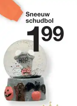 Zeeman Sneeuw schudbol aanbieding
