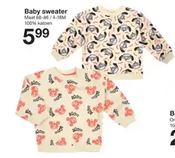 Zeeman Baby sweater aanbieding