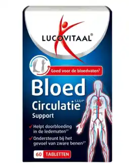 De Online Drogist Lucovitaal Bloedcirculatie Support Tabletten aanbieding