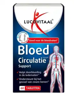 De Online Drogist Lucovitaal Bloedcirculatie Support Tabletten aanbieding