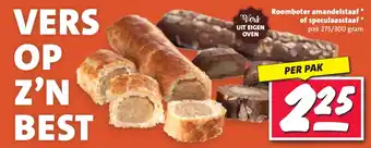 Nettorama Roomboter amandelstaaf of speculaasstaaf aanbieding