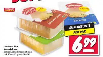 Nettorama Uniekaas 48+ kaas stukken aanbieding