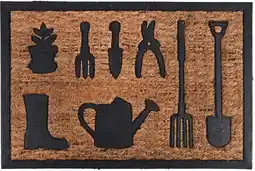 Intratuin Esschert Design kokosmat tuingereedschap naturel 60,8 x 40,3 x 0,8 cm aanbieding