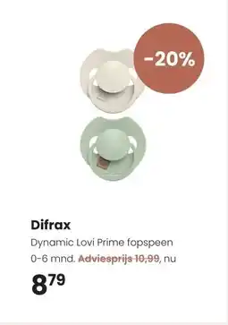 Babypark Difrax aanbieding