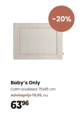 Babypark Baby's Only aanbieding