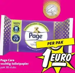 Nettorama Page Care vochtig toiletpapier aanbieding