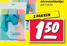 Nettorama gwoon microvezeldoekjes aanbieding