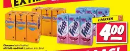 Nettorama Chocomel / of Fristi rood fruit aanbieding