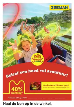 Zeeman Beleef een hoed vol avontuur! aanbieding
